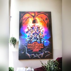 8 Different Illustrations of Netflix Series Stranger Things Season 1,2,3 Posters